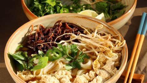 Vegetarian Pho Vietnamese Noodle Soup Recipe