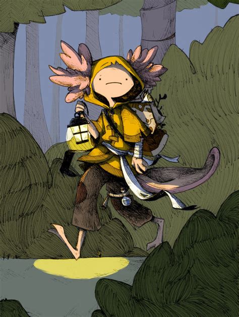 Axolotl Adventurer Character Design Challenge By The Art Showcase