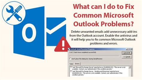 Top Microsoft Outlook Problems Their Solutions