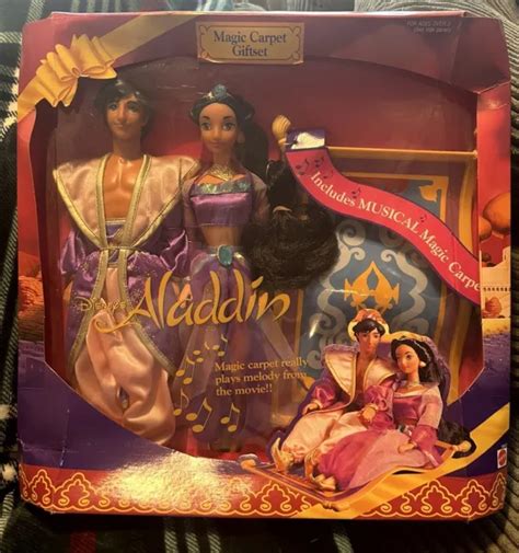 Magic Carpet Gift Set Princess Jasmine Aladdin Doll Disney Mattel Nib Picclick