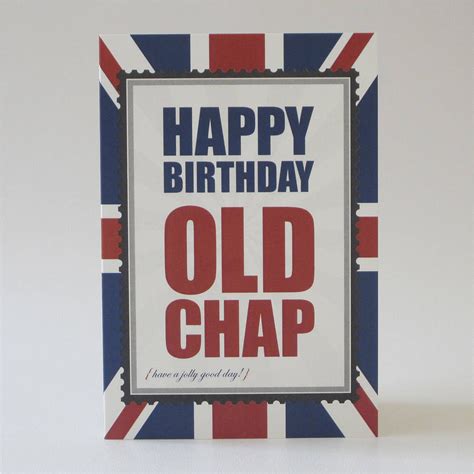British Birthday Cards Male Birthday Card By Dimitria Jordan