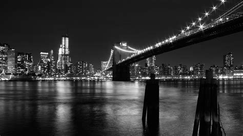 1920x1080 1920x1080 Bridge Shore Lights New York Coolwallpapersme