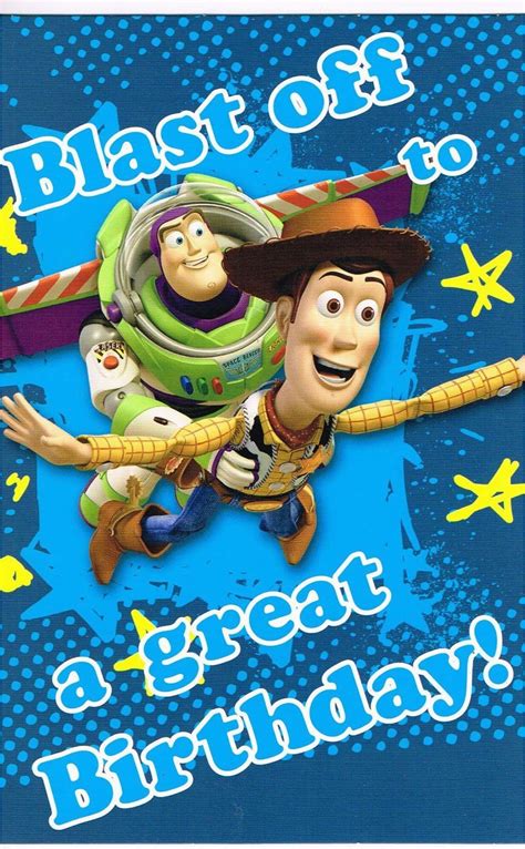 Toy Story Birthday Birthday Card Printable Toy Story Birthday Party