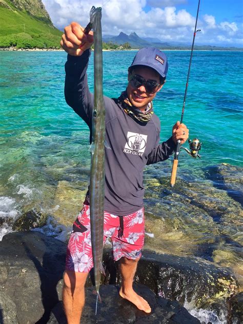 Shore Fishing Oahu Hawaii Trip Report With Video And Photos Hunting