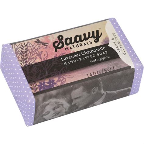 Saavy Naturals Natural And Organic Bar Soap Lavender Chamomile 5 Oz