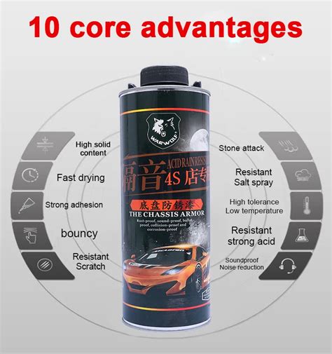 Car Chassis Rubberized Undercoat Rubber Paint For Cars Undercoating