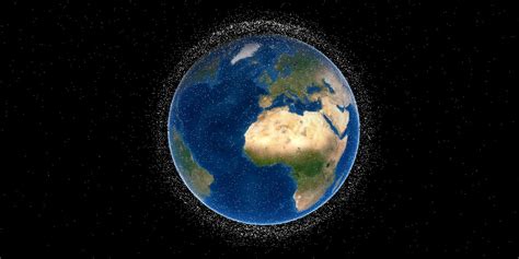 Satellite Map Space Map Shows 19k Satellites Orbiting Earth