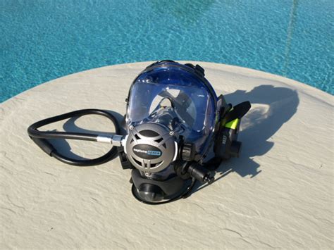 Ocean Reef Integrated Diving Mask Predator Tdivers Model Underwater