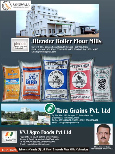 74,347 the food and beverage industry includes bakeries, manufacturers of biscuits, sweets and other food items, distributors, water bottlers and water plants, suppliers of meat, poultry, fish, dairy, fruits, beverages, canned goods, and cold stores and supermarkets. Jitender Roller Flour Mills - Flour Mill in Hyderabad ...