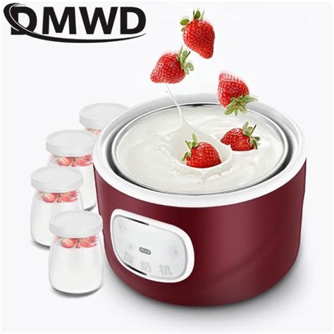 Dmwd Electric Yogurt Maker Automatic Multiftion Stainless Steel Leben