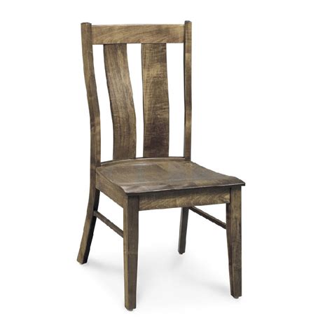 Simply Amish Xs56 Ecmit 02a W Sheffield Mitchell Side Chair Wood Seat