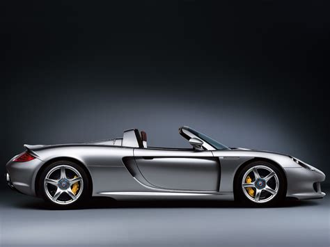Super Sport Car Action Porsche Carrera Gt Excellent And Luxury Concept