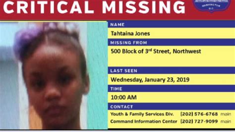Missing 13 Year Old Girl Last Seen In Northwest Dc May Need Medication