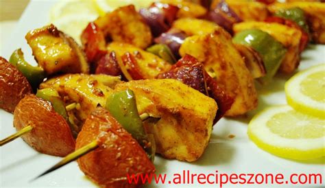 Looking for vegetarian recipe inspiration? Spicy Dry Paneer Tikka Recipe Tasty Indian Vegetarian ...