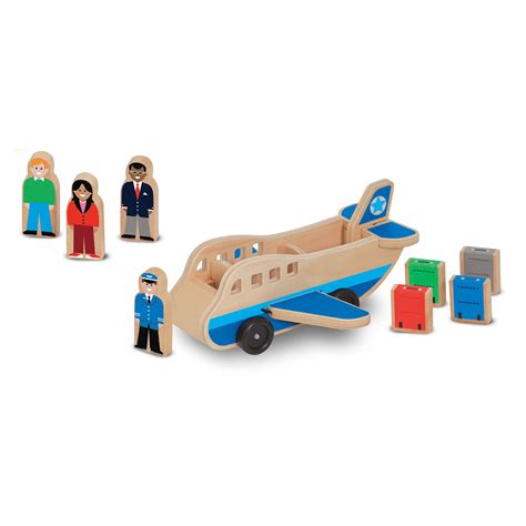 Melissa And Doug Wooden Airplane 9 Pieces