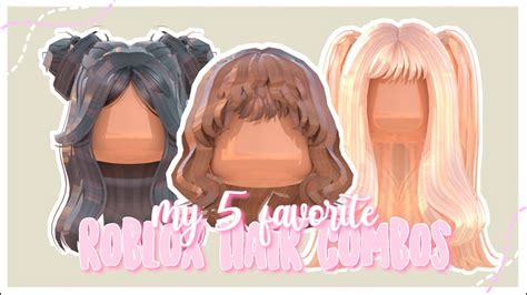 My Favorite Aesthetic Roblox Hair Combos Wlinks Codes Prices