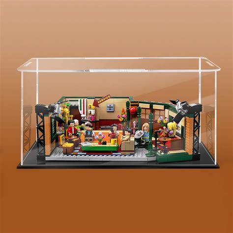 Seciie Acrylic Display Case For Lego Friends Central Perk Coffee Shop Dust Proof Display