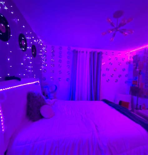 Pin By ♕dr3aa🥥 On Home In 2021 Neon Bedroom Room Ideas Bedroom