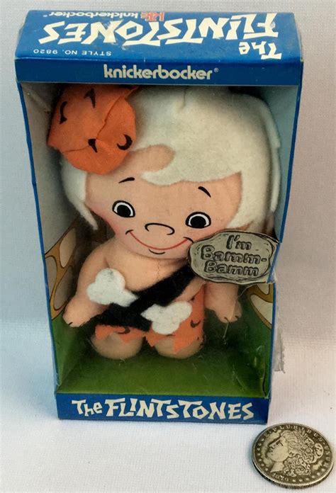 Lot Vintage 1972 Knickerbocker The Flintstones Bamm Bamm Doll Sealed