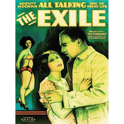 The Exile Movie Poster Oscar Micheaux 1931