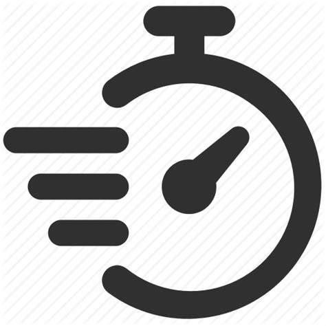 Business Time Delivery Time Fast Quick Speed Stopwatch Timer Icon