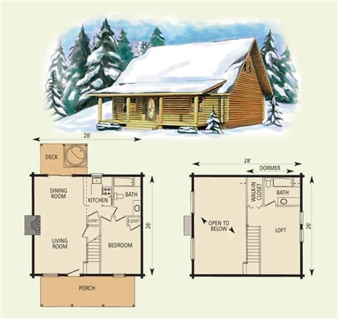 16 X 24 Cabin Plans With Loft 16 X 24 Cabin Interiors Cabin Floor Plan
