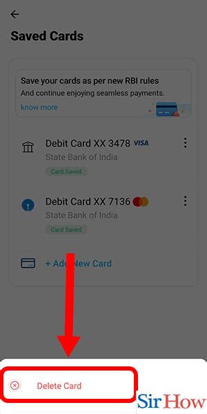 How To Remove Saved Cards From Paytm 6 Steps With Pictures