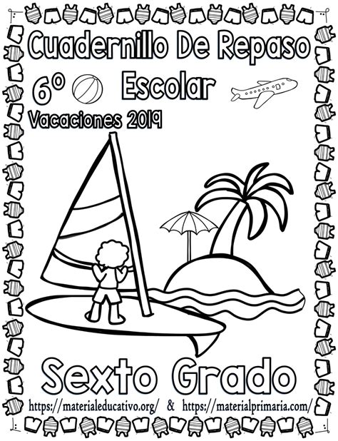 Cuadernillo De Repaso Escolar Para Vacaciones Del Sexto Grado My Xxx