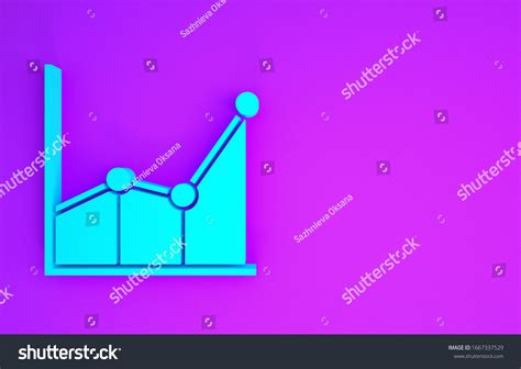Blue Graph Schedule Chart Diagram Infographic Stock Illustration