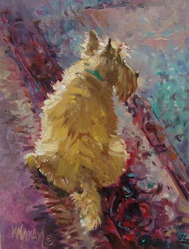 Daily Paintworks Scotty Original Fine Art For Sale Mary Maxam