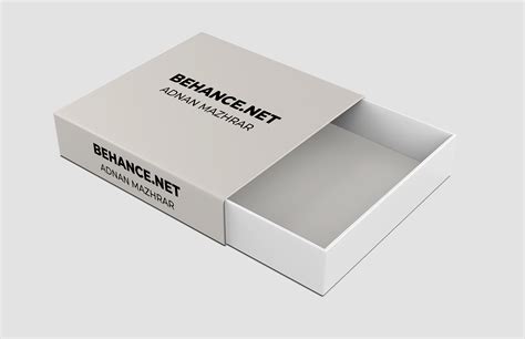Product Sleeve Box Mockup Behance