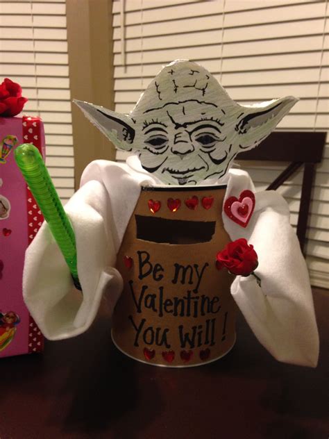My Daughters Yoda Star Wars Valentines Day Box 2015 Star Wars
