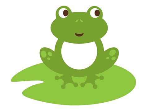 Frog On Lily Pad Clip Art Clipart Best