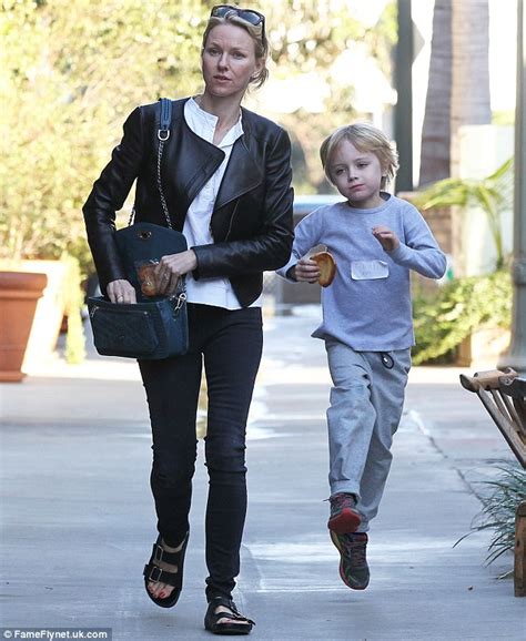Naomi Watts Picks Up Son Samuel Kai From French Class While Eldest