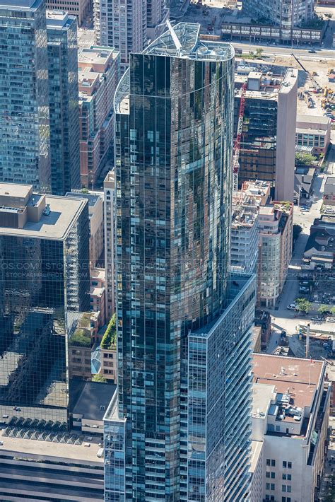 Aerial Photo Trump Tower Vancouver
