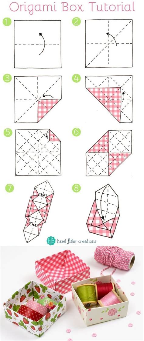 Learn How To Make Origami Boxes Use Them To Store Craft Supplies Or