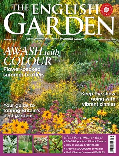 The English Garden Magazine August 2019 Subscriptions Pocketmags