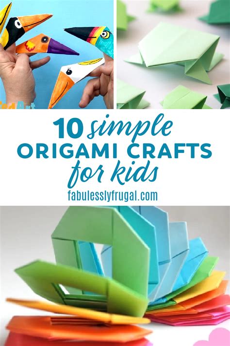 10 Cute And Easy Origami For Kids Fabulessly Frugal Easy Origami