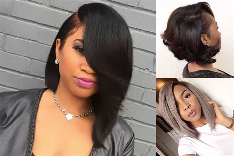 Short Bob Hairstyle For Black Women And Hair Color Ideas