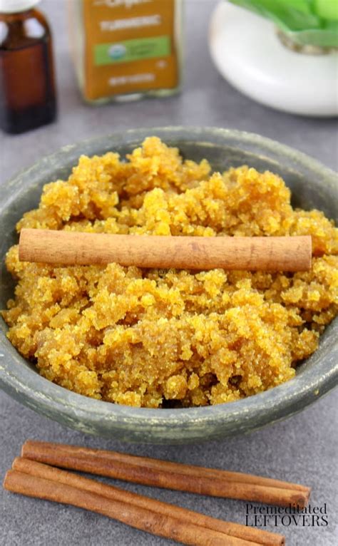 Turmeric Body Scrub Recipe