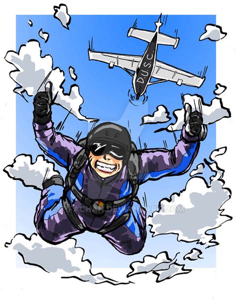 Skydive Drawing At Getdrawings Free Download