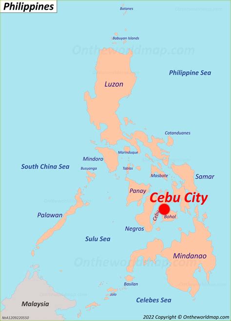 Cebu City Map Philippines Detailed Maps Of Cebu City
