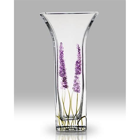 Nobile Glassware Lavender Flared Vase 1869 18