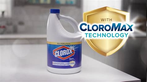 Clorox Regular Bleach With Cloromax Technology Youtube