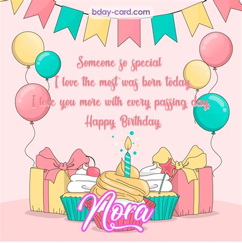 Birthday Images For Nora 💐 — Free Happy Bday Pictures And Photos Bday