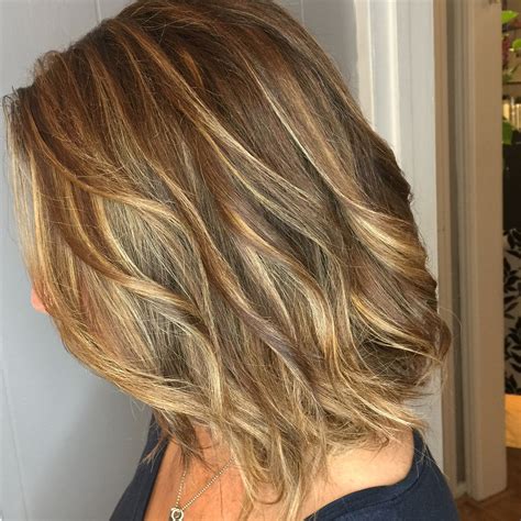 Another is to simply add some highlights to your hair. Cover grey with Kenra Copper & added highlights! #gorgeous #redcopper #covergrey #highlights # ...