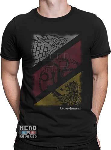 Camisa Camisetas Game Of Thrones Targaryen Lannister Stark Mercadolivre
