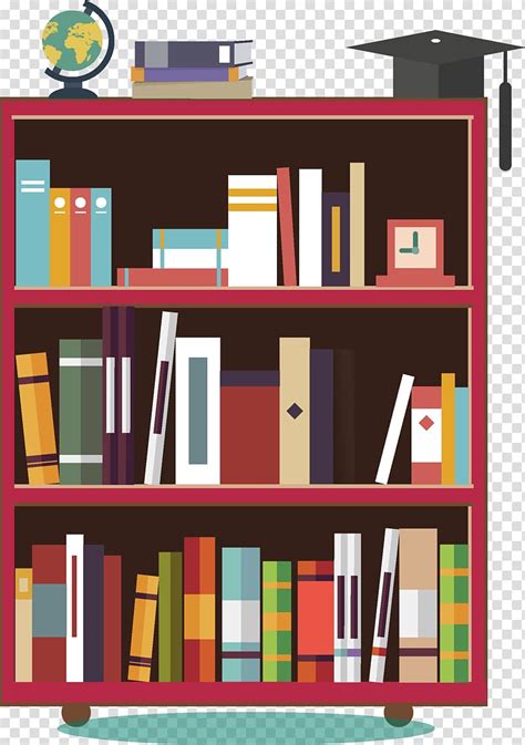 Discover 165 free bookshelf png images with transparent backgrounds. Book lot in bookshelf illustration, Bookcase Shelf, Books ...