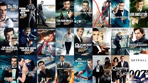 james bond movies in order james bond chronological movie order how