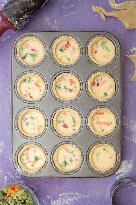 Mini Vegetable Quiche Recipe